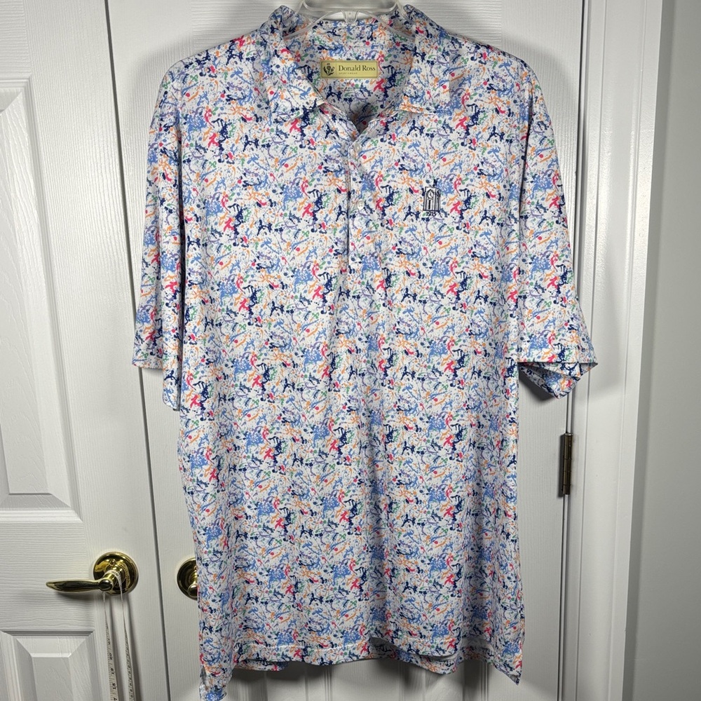 Men's Donald Ross Sportswear Polo Golf Shirt Size XXL